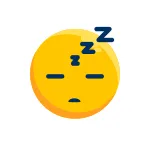 Emoticon Emotion Expression Sleep Smile SVG Icon